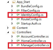 MVC identity