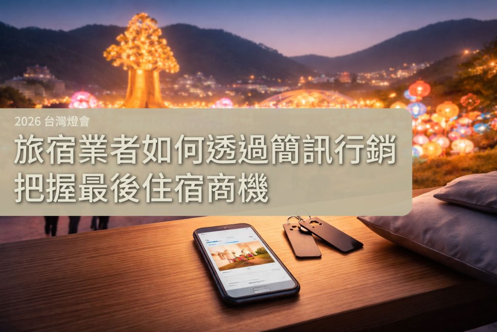 2026 台灣燈會 : 旅宿業者如何透過簡訊行銷把握最後住宿商機
